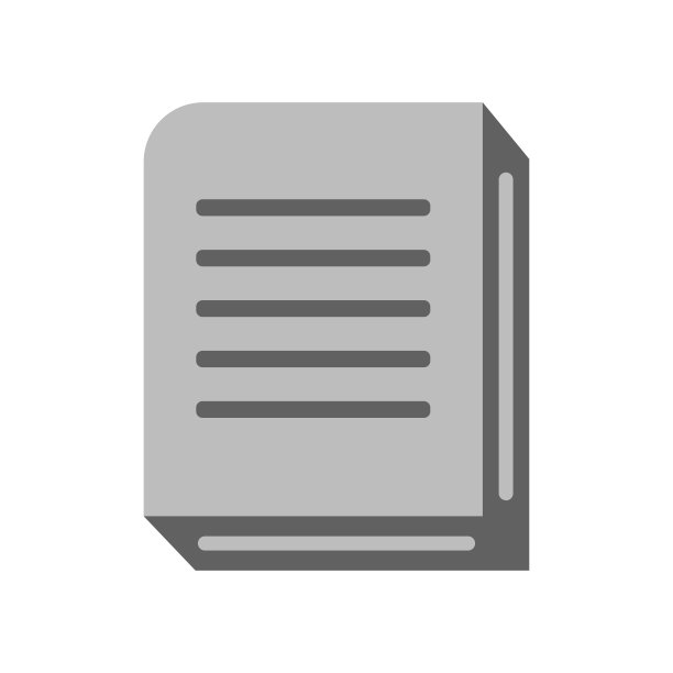 白色背景的书籍图标矢量符号图片下载