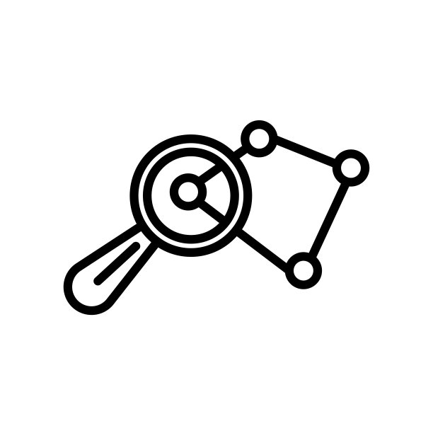 在白色背景上隔离的搜索图标矢量符号和标志图片下载