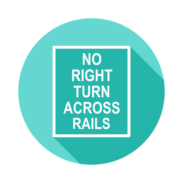 在平面长阴影风格的旋转图标的方向图片下载