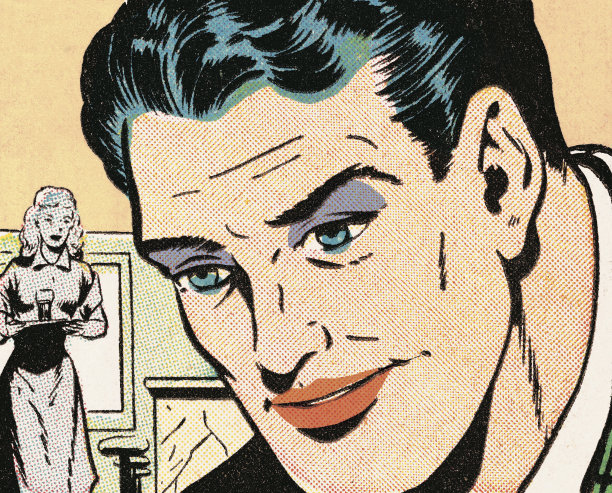 一个男人向下看的脸图片下载