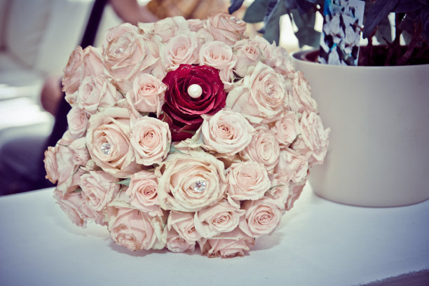 美丽的花束，新娘的花束，新娘的花束图片下载