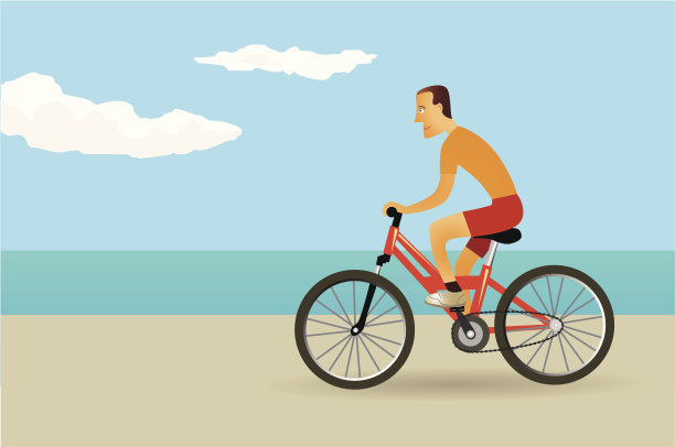 骑自行车的人图片下载