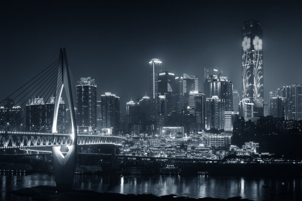 重庆桥晚上图片下载