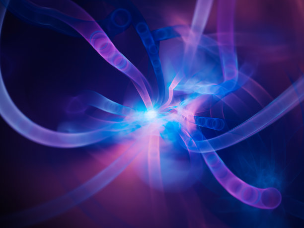 太空深处的彩色虫洞图片下载