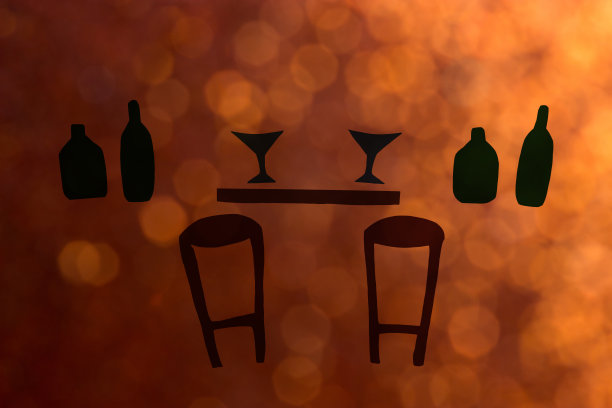 红色闪闪发光的节日美丽的背景图片下载