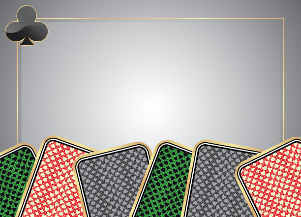 扑克牌的背景。衬衫打牌。扑克牌背面设计。横幅图片下载