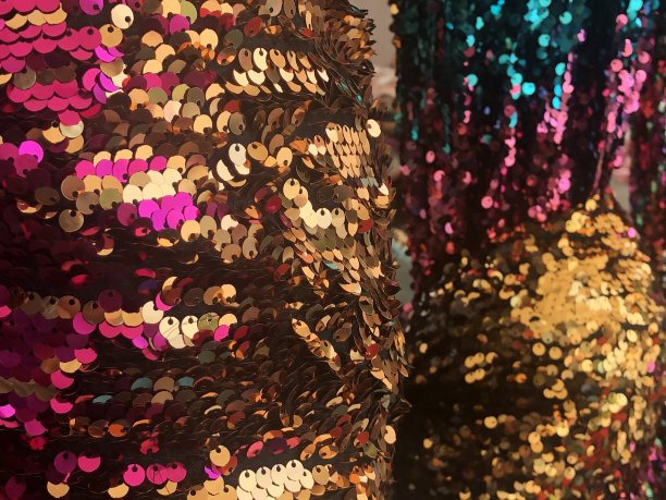 纹理鳞片与明亮的亮片特写图片下载