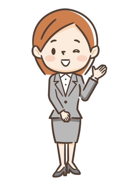 年轻的女商人的插图图片下载