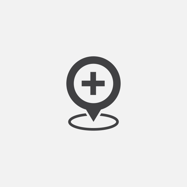 放置底座图标。简单标志图示。放置符号设计。可用于网页、印刷和移动端图片下载