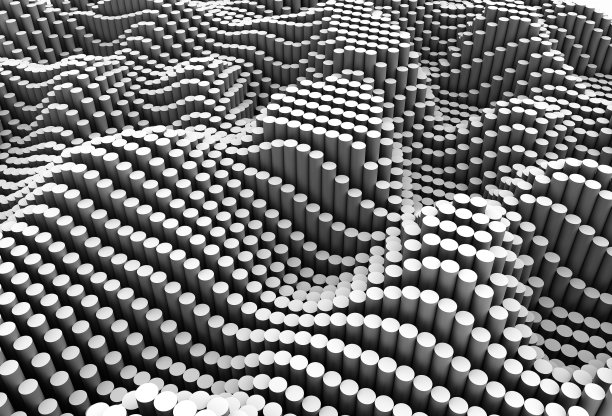 抽象的圆柱体表面图片下载