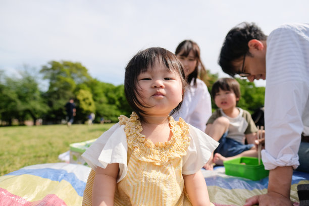 家庭在野餐图片下载