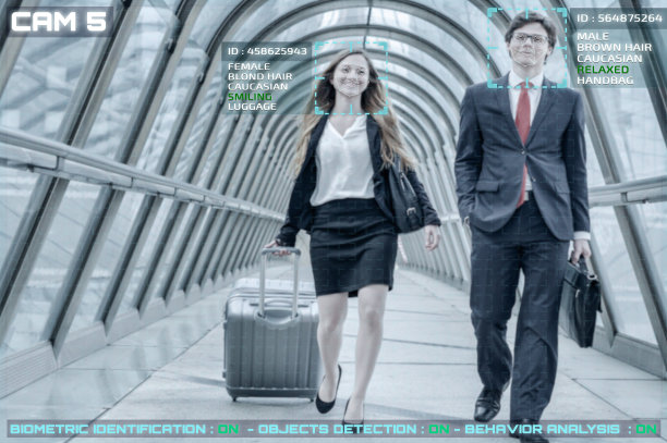 通过智能学习系统来识别年轻的商人图片下载