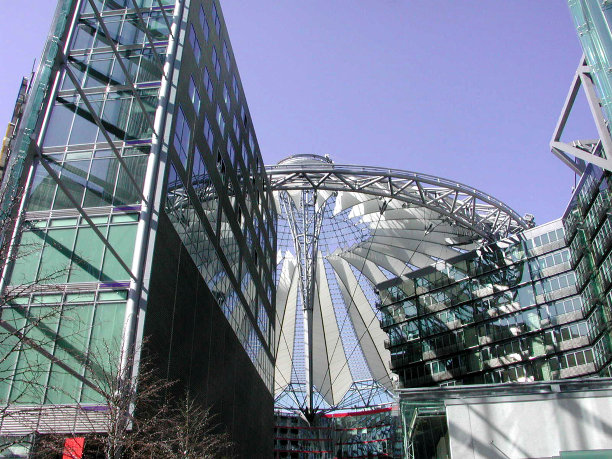 2002年3月30日，柏林;波茨坦广场图片下载