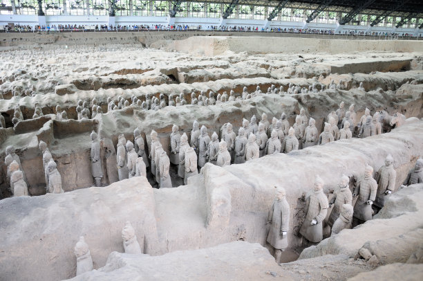 中国西安兵马俑图片下载