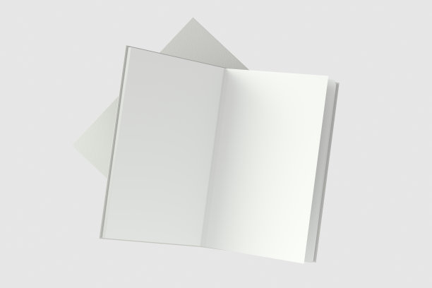 有组织的硬封面笔记本，3d渲染。图片下载