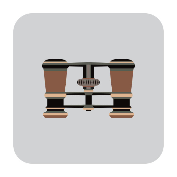 复古优雅的光学图标影院，歌剧，剧院。玻璃特写。图片下载