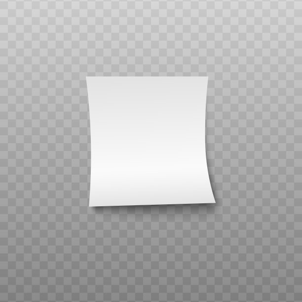 空的票据或发票收据三维矢量孤立在透明的背景。图片下载