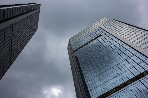 广州天河市东西双塔图片下载