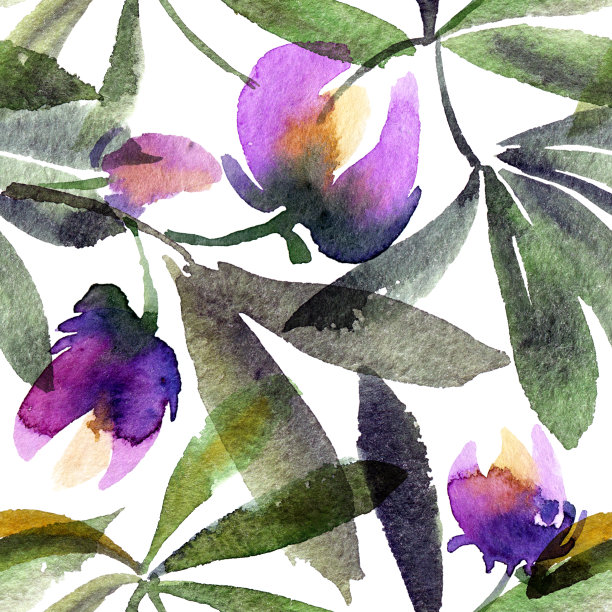 水彩作画卢平图片下载