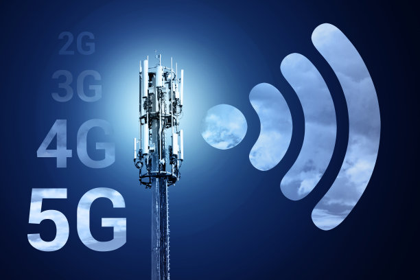 5G高速无线互联网连接通信移动技术概念图片下载