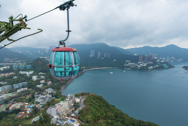 香港城市景观鸟瞰图图片下载