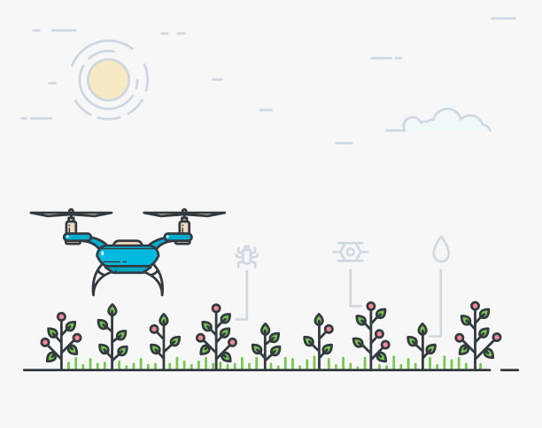 四轴飞行器和智能农场图片下载