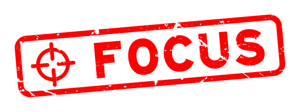 垃圾红色焦点字与范围图标方形橡胶印章印章上的白色背景图片下载