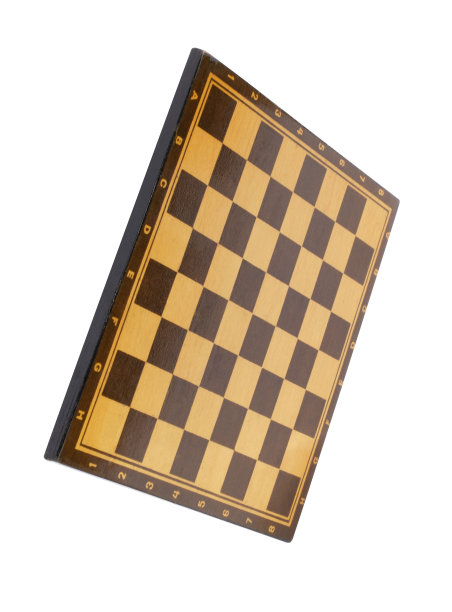 孤立的木制空棋盘图片下载