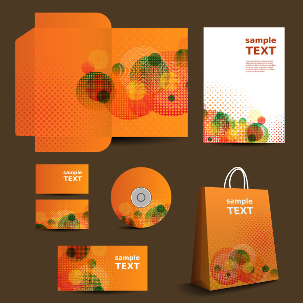 文具模板，企业形象设计集图片下载