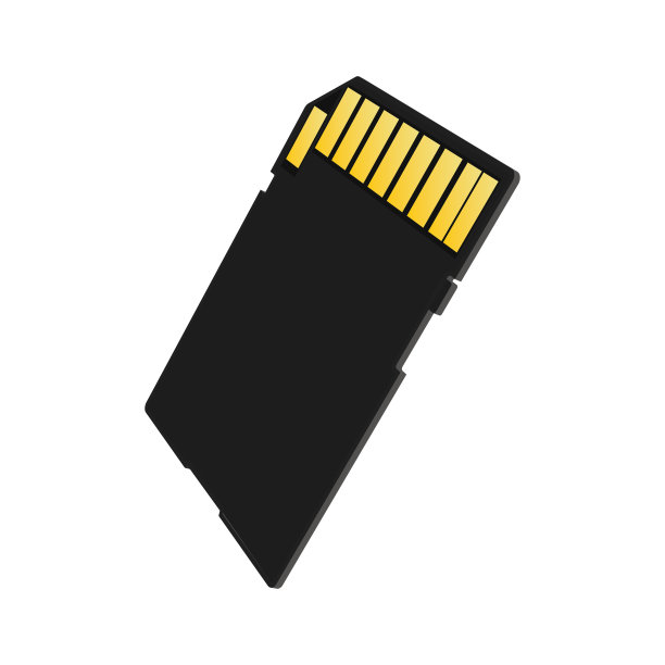 Sd卡芯片为存储卡的概念。矢量图图片下载