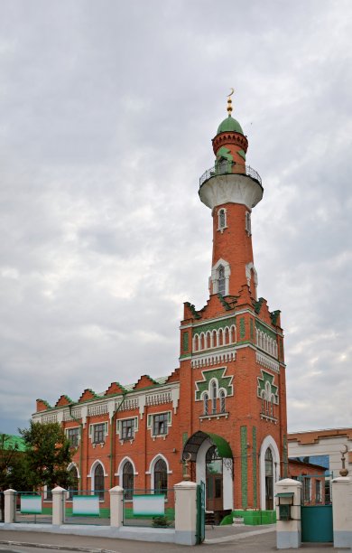 喀山市伊斯兰清真寺建寺一千周年。图片下载