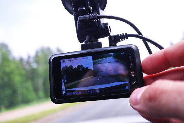 用录像机记录交通状况图片下载