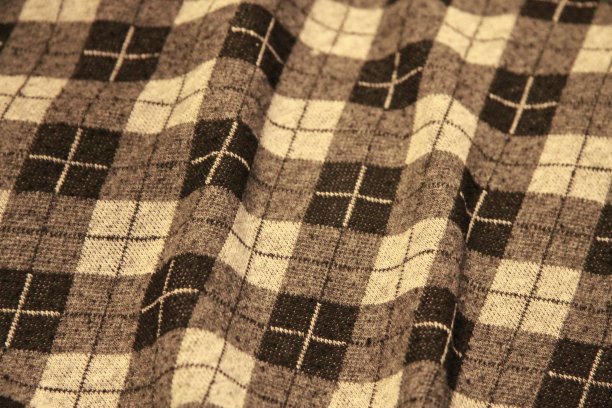自然的背景，纺织方格纹理在水平位置图片下载