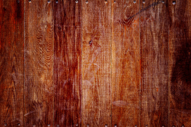 带螺丝钉的旧木板图片下载