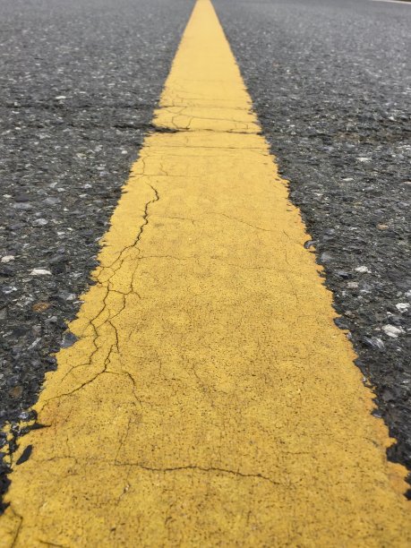 道路黄线图片下载