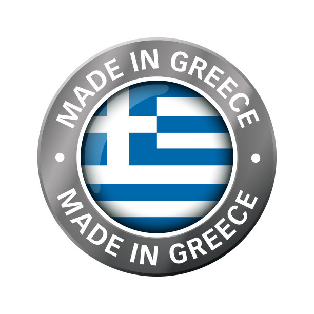 希腊制造的旗帜图标图片下载
