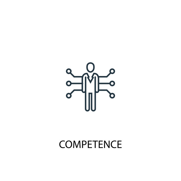 能力概念线图标。简单元素说明。能力概念轮廓符号设计。可以用于网页和手机的UI/UX吗图片下载