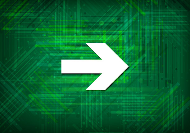 下一个箭头图标绿色背景图片下载