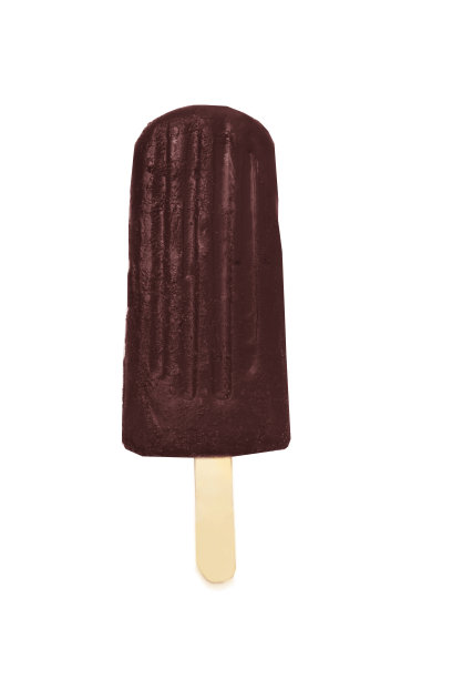 可乐冰或冰棒孤立在白色背景与剪切路径图片下载