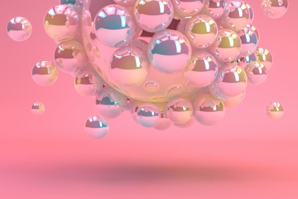 抽象亮球背景图片下载