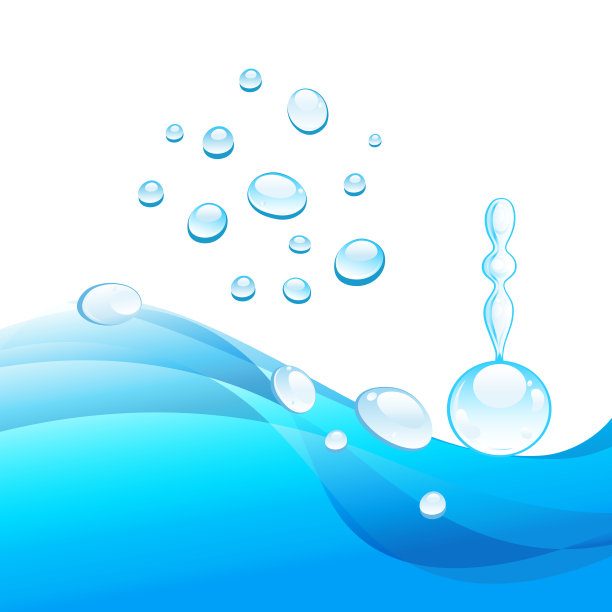 明亮向量水滴孤立图片下载