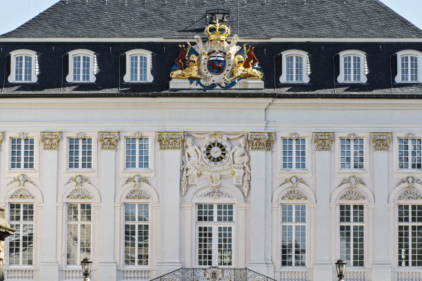 德国一个古老城镇的市政厅图片下载