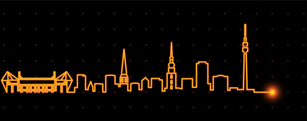 多特蒙德的天空轮廓线图片下载