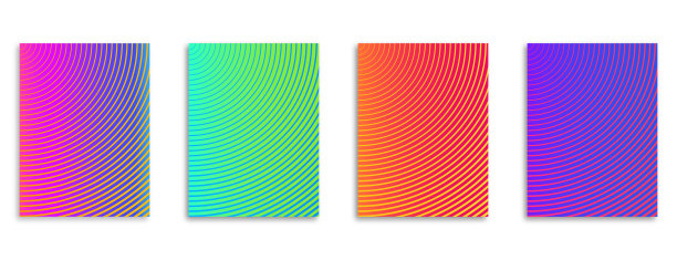 最小的封面设计。彩色半色调渐变背景在现代模板设计的网页和布局。渐变背景。几何图案。图片下载