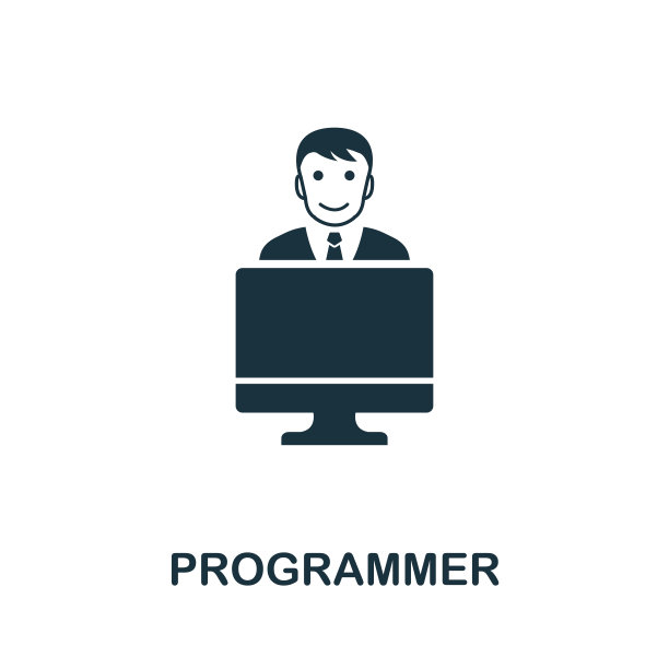 程序员图标。创意元素设计从程序员图标集合。像素完美的程序员图标，用于网页设计，应用程序，软件，打印使用图片下载