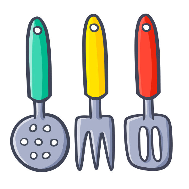 烹饪用的抹刀素材图片