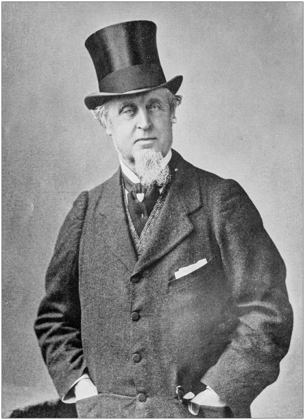 古色古香黑白照片:男子正式写真图片下载