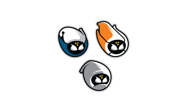 技术机器人头部图标矢量图片下载