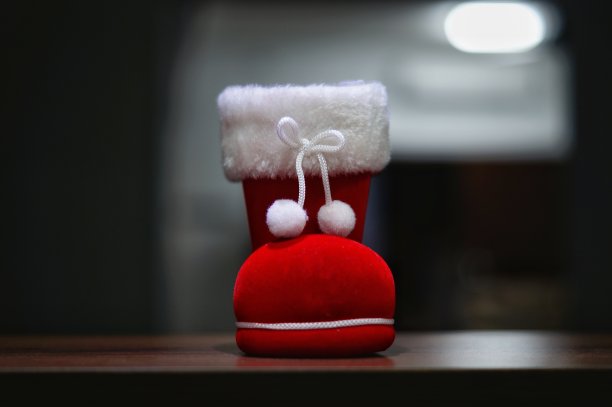 单一的圣诞老人引导图片下载