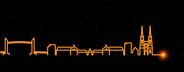 波尔多轻条纹轮廓线图片下载